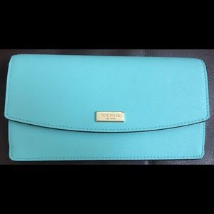 Kate Spade wallet - turquoise/aquamarine color